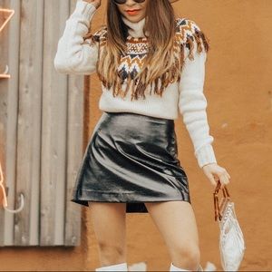 Forever 21 Tassel Turtle Neck Sweater